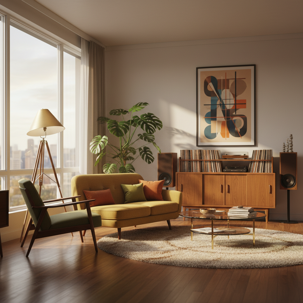 Mid-century modern style - how to arrange an interior in the classic style of the 1950s – Pastform Furniture