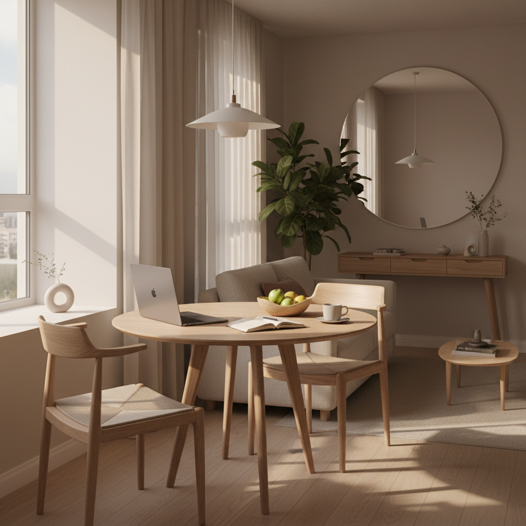 Tables pour petits espaces – stratégies d'agencement et choix des matériaux – Pastform Furniture