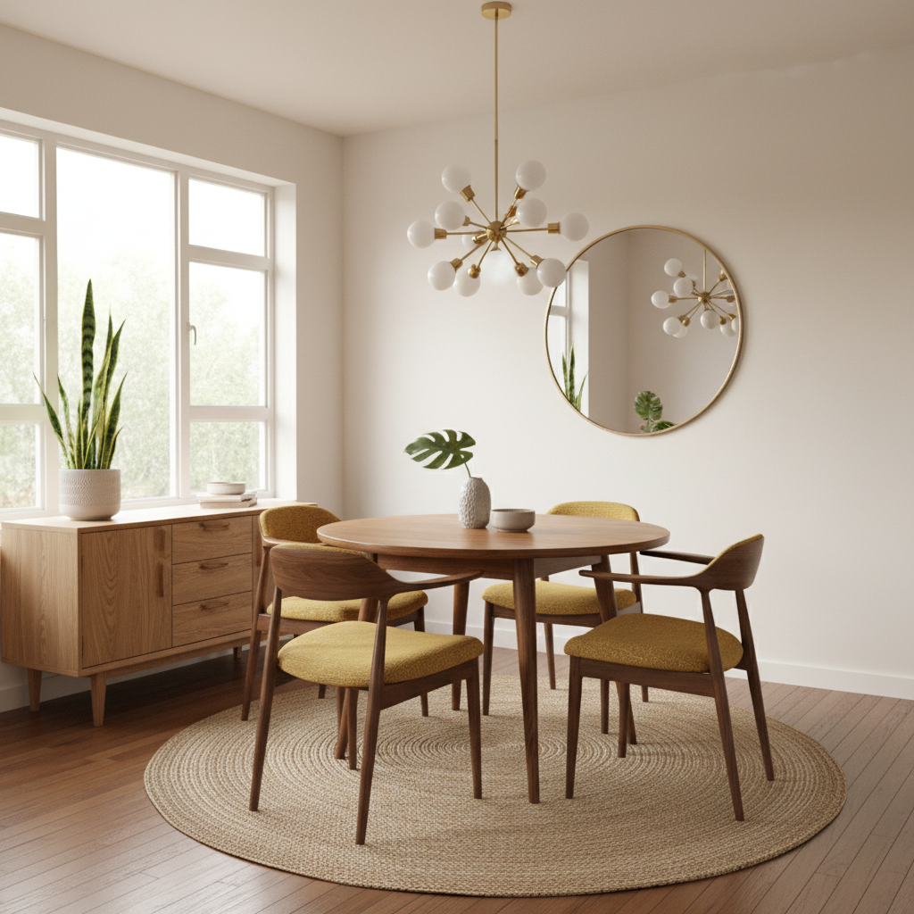 How to Choose the Perfect Dining Table for a Small Space – Timeless Mid-Century Modern Style