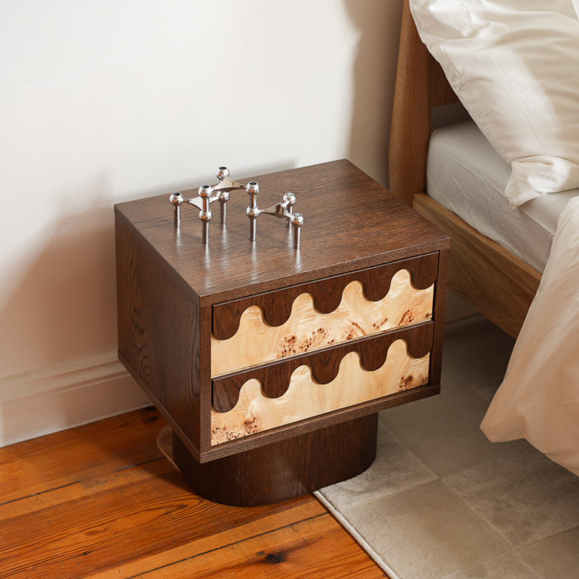 MERROW BURL Nightstand
