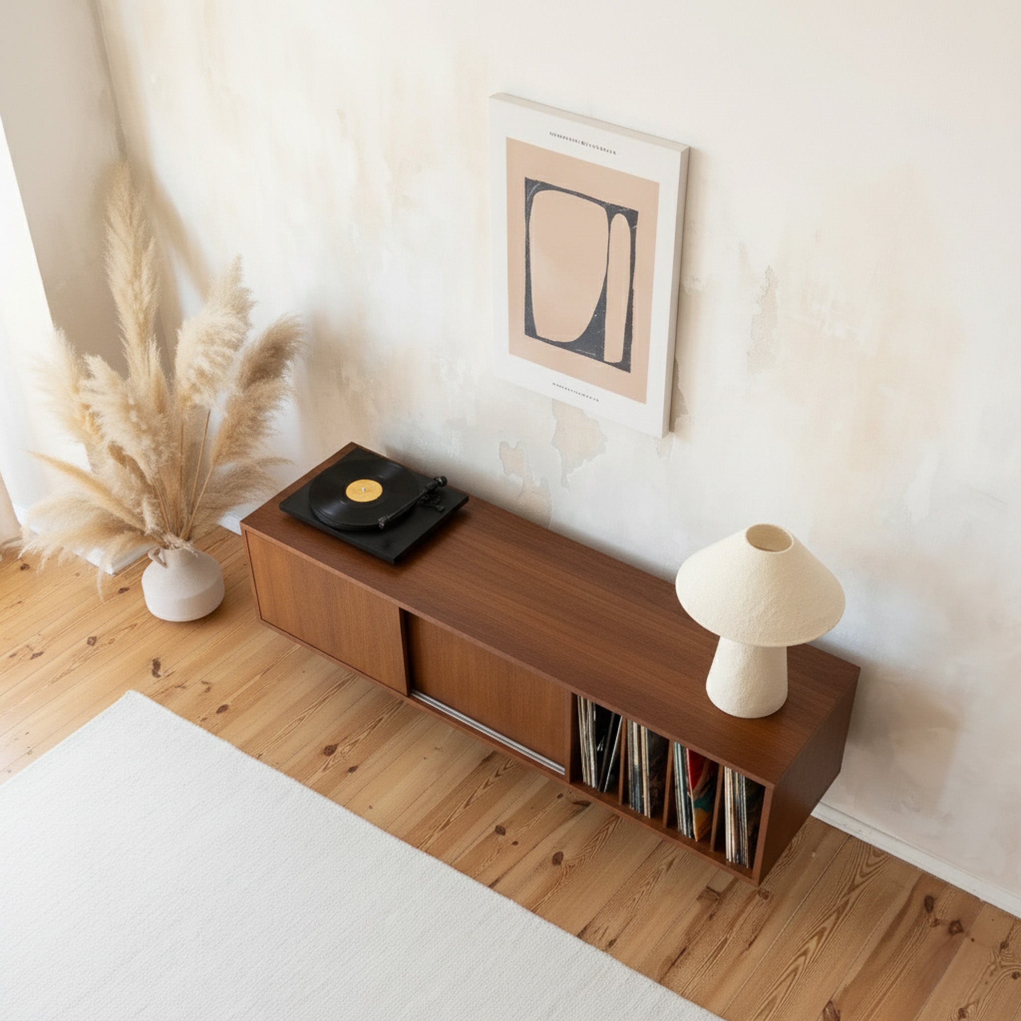 TV-meubel LOTV VINYL SLIDE Wand-dressoir
