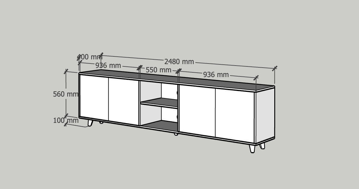 Dressoir MID CENTURY