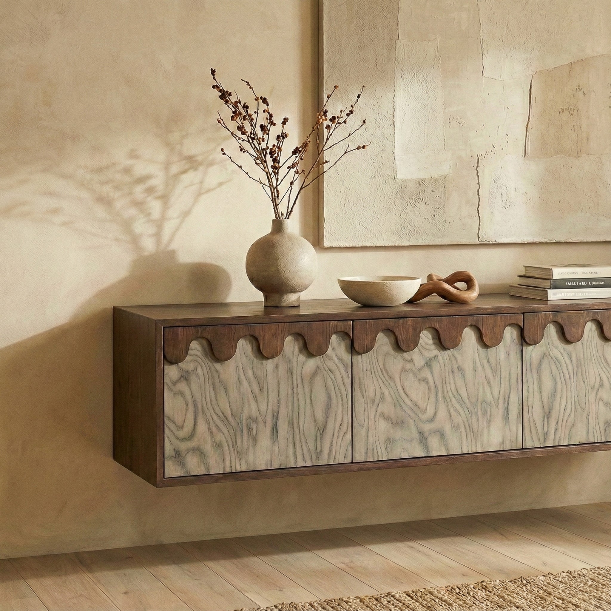 MERROW Wall-mounted sideboard